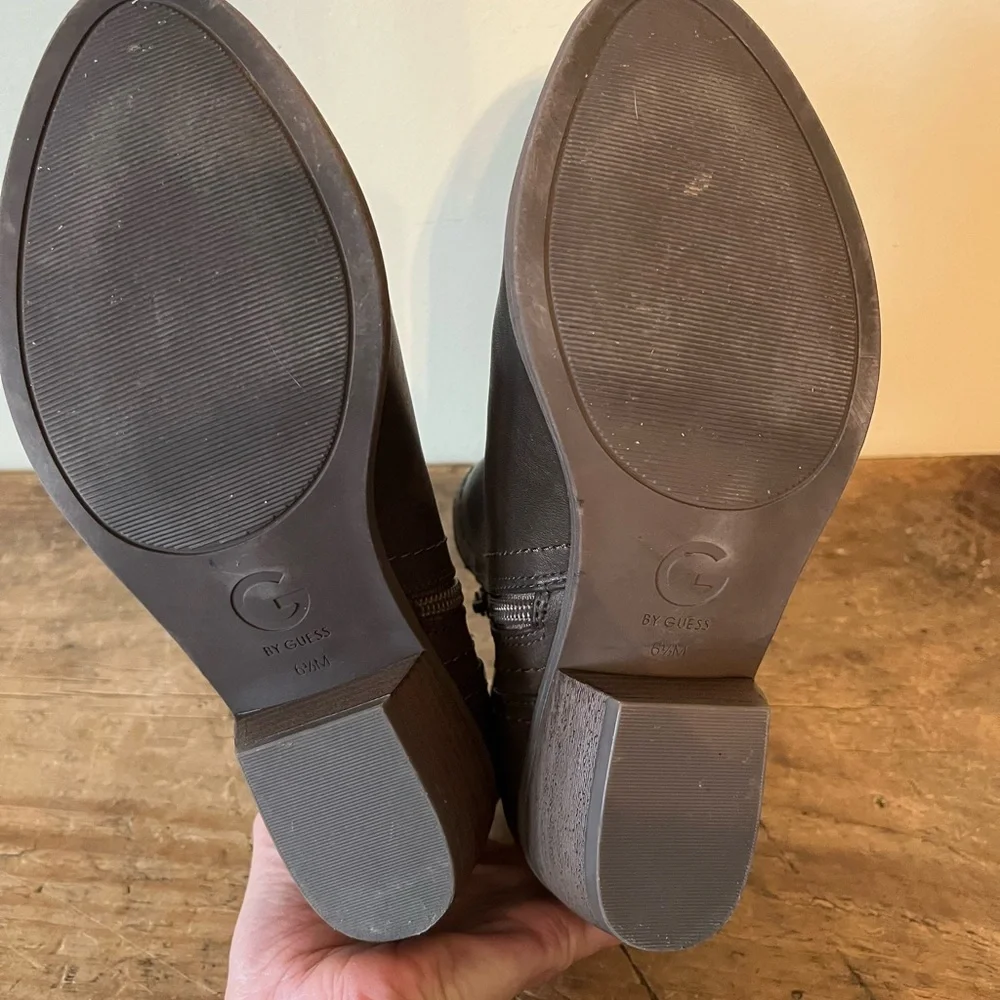 G by Guess Chocolate Ankle Booties